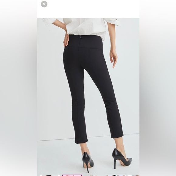 Veronica Beard ZIP BACK SCUBA PANT side 2 NAVY - Picture 5 of 12